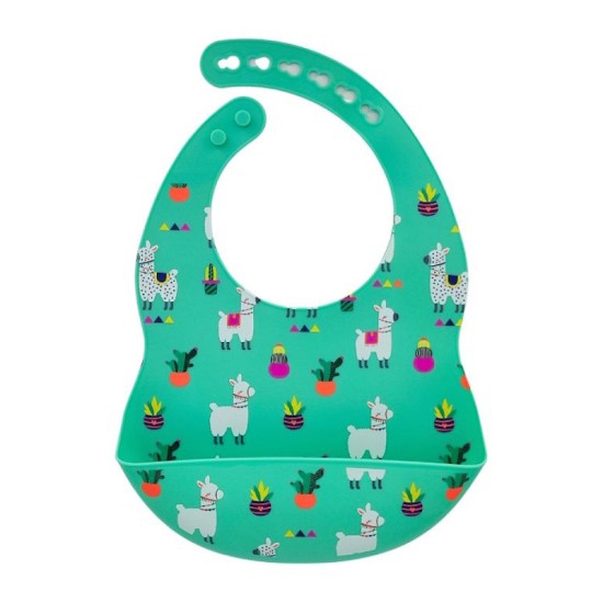 Giggles and Co. Baby Feeding Set Llama Green 6pcs