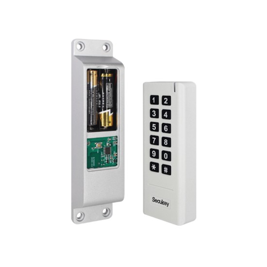 Secukey WS1-A KIT Ασύρματη Ηλεκτρική Κλειδαριά Λειτουργεί με Μπαταρίες Ασφαλείας Με Ηλεκτροπύρο White