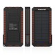 POWERADD Apollo 2 12000mAh Αδιάβροχο Power Bank Ηλιακός Φορτιστής Solar Panel (MP-3103BK)