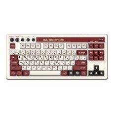 8BitDo Retro Mechanical Keyboard Fami Edition Ασύρματο Gaming Μηχανικό Πληκτρολόγιο με Custom διακόπτες (Αγγλικό US) 8BitDo Retro Mechanical Keyboard Fami Edition Ασύρματο Gaming Μηχανικό Πληκτρολόγιο με Custom διακόπτες (Αγγλικό US)