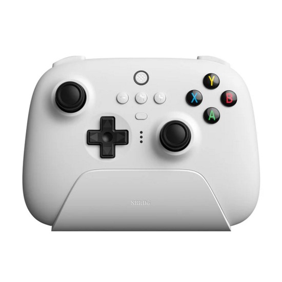 8Bitdo Ultimate with Charging Dock Ασύρματο Gamepad για Android / IOS / PC White