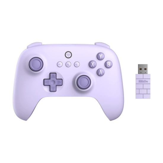 8BitDo Ultimate C 2.4G Wireless Controller - Ασύρματο Χειριστήριο (Windows/Android/Raspberry/SteamOS) Lilac Purple