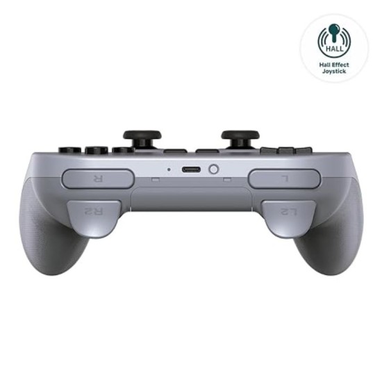 8Bitdo Pro 2 Gamepad Hall Effect Version - Bluetooth and Type C - Nintendo Switch/PC/MAC/Android/Raspberry Gray