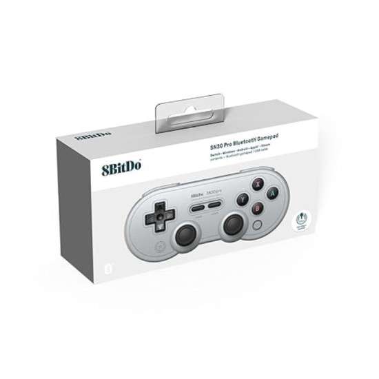 8Bitdo SN30 Pro Gray Edition Bluetooth Gamepad (Hall Effect)