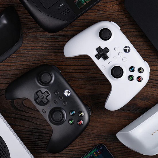 8Bitdo Ultimate 3-mode με Charging Dock (Ενσύρματο για Xbox Series X|S και One/ Ασύρματο BT για Android - IOS - PC) Μαύρο