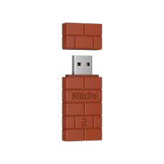 8BitDo Wireless USB Adapter 2 83DC (Windows/macOS/PS5/Switch/Android TV/Rapsberry/XBOX One/XBOX Series S/XBOX Series X) - Brown 8BitDo Wireless USB Adapter 2 83DC (Windows/macOS/PS5/Switch/Android TV/Rapsberry/XBOX One/XBOX Series S/XBOX Series X) - Brown