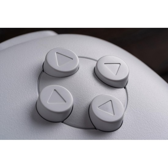 8BitDo 64 Bluetooth Controller για Windows / Android / Switch Λευκό