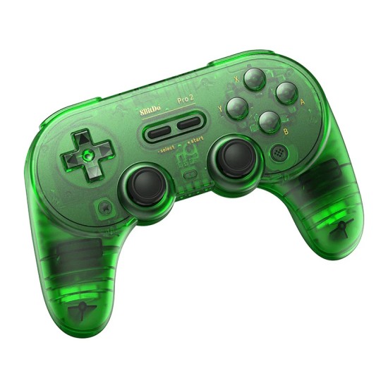 8BitDo Pro 2 Bluetooth Controller Nintendo Switch/PC/MAC/Android/Raspberry Special Edition Jade Green