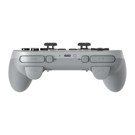 8BitDo Pro 3 Bluetooth Gamepad με Charging Dock (2.4G/BT/USB) για Switch(1&2)/Windows/Android/Apple/SteamOS – Gray