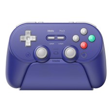 8BitDo Pro 3 Bluetooth Gamepad με Charging Dock (2.4G/BT/USB) για Switch(1&2)/Windows/Android/Apple/SteamOS – Purple 8BitDo Pro 3 Bluetooth Gamepad με Charging Dock (2.4G/BT/USB) για Switch(1&2)/Windows/Android/Apple/SteamOS – Purple