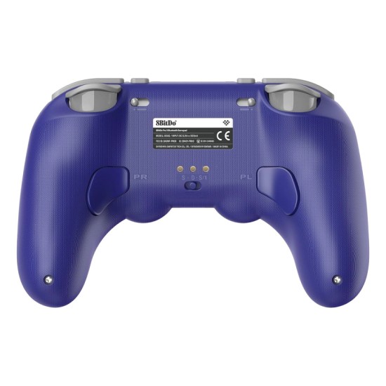 8BitDo Pro 3 Bluetooth Gamepad με Charging Dock (2.4G/BT/USB) για Switch(1&2)/Windows/Android/Apple/SteamOS – Purple