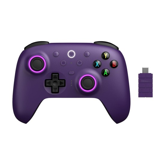 8BitDo Ultimate 2 Wireless με Charging Dock Ασύρματο Gamepad για Windows / Android (Xbox Layout) Purple