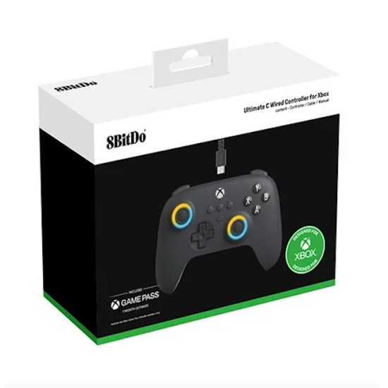 8BitDo Ultimate C Wired Controller for Xbox (Xbox Series X|S, One, Windows 10 and above) Dark Gray