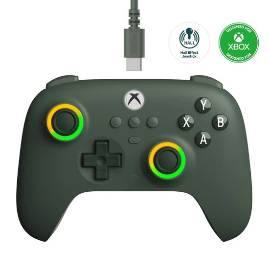 8BitDo Ultimate C Wired Controller for Xbox (Xbox Series X|S, One, Windows 10 and above) Dark Green