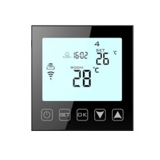 Hysen HY603 Ψηφιακός Θερμοστάτης Smart WIFI για Αέριο/Πετρέλαιο (Οθόνη Αφής/Φωνητικές Εντολές/Εφαρμογή) Black Hysen HY603 Ψηφιακός Θερμοστάτης Smart WIFI για Αέριο/Πετρέλαιο (Οθόνη Αφής/Φωνητικές Εντολές/Εφαρμογή) Black