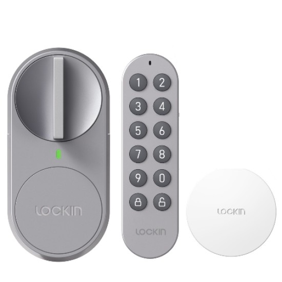 Lockin G30 Έξυπνη μεταλλική κλειδαριά  - Με ενσωματωμένο Wi-Fi Άνοιγμα & Έλεγχος από το κινητό ιδανική για Hotel/AirBnb (12.9*6.1*5 εκ.)