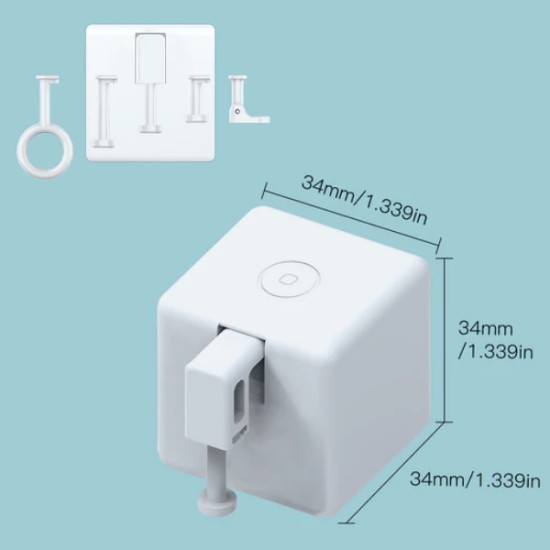 MOES Bluetooth Smart Fingerbot Plus - Ασύρματο Έξυπνο Πλήκτρο Touch On/Off (Fingerbot + Bluetooth Hub)