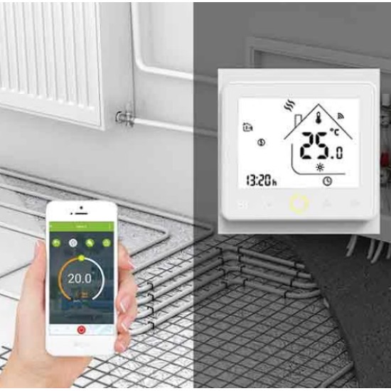 MOES BHT-002 Έξυπνoς WiFi Θερμοστάτης - Boiler / Water Heating / Electric Heating