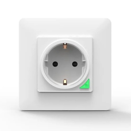 MOES WK-Y-EU-WH-MS Smart WiFi Χωνευτή Πρίζα Τοίχου (16Α) Λευκή MOES WK-Y-EU-WH-MS Smart WiFi Χωνευτή Πρίζα Τοίχου (16Α) Λευκή