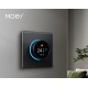 Moes WiFi Θερμοστάτης κατάλληλος για ατμολέβητα νερού, αερίου και ηλεκτρική θέρμανση (WHT-7000-GC-BK-EN)