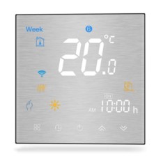 MOES WiFi Έξυπνος Προγραμματιζόμενος Θερμοστάτης για Λέβητα Αερίου WHT-3000-GC-SS-MS MOES WiFi Έξυπνος Προγραμματιζόμενος Θερμοστάτης για Λέβητα Αερίου WHT-3000-GC-SS-MS