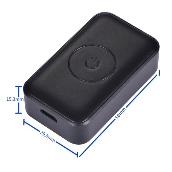 QZT G03 Σύστημα Εντοπισμού GPS Tracker Οχημάτων/Κατοικιδίων/Ηλικιωμένων(WiFi/LBS/GPS/Beidou/AGPS/Μαγνητικό/800mAh)