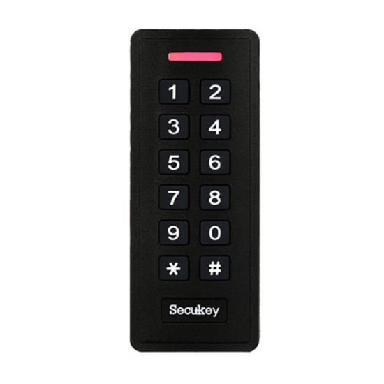 Secukey K2-EM Αυτόνομο Stand Alone Access Control για Πρόσβαση με Κάρτα, Δακτυλικό Αποτύπωμα και Κωδικό - Black