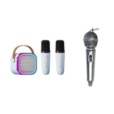 Παιχνιδολαμπάδα Skysonic K8 Καραόκε Ηχείο Bluetooth με 2 Ασύρματα Μικρόφωνα (Led RGB Light/1200mAh/Type-C) Γαλάζιο Παιχνιδολαμπάδα Skysonic K8 Καραόκε Ηχείο Bluetooth με 2 Ασύρματα Μικρόφωνα (Led RGB Light/1200mAh/Type-C) Γαλάζιο