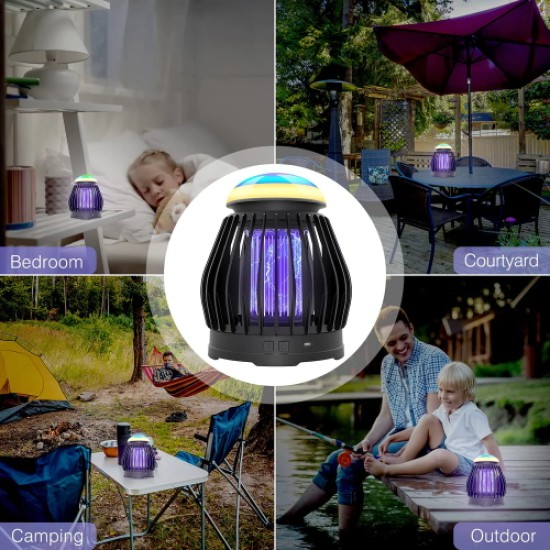 Skysonic Mosquito Repellent Killer Lamp Ηλεκτρική Εντομοπαγίδα 20W (Ρεύμα/Power Bank/Αυτοκίνητο)