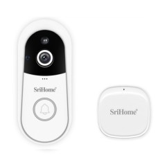 Srihome DH004-4MP Ασύρματο IP Κουδούνι Πόρτας με Κάμερα και WiFi 1080P Srihome DH004-4MP Ασύρματο IP Κουδούνι Πόρτας με Κάμερα και WiFi 1080P