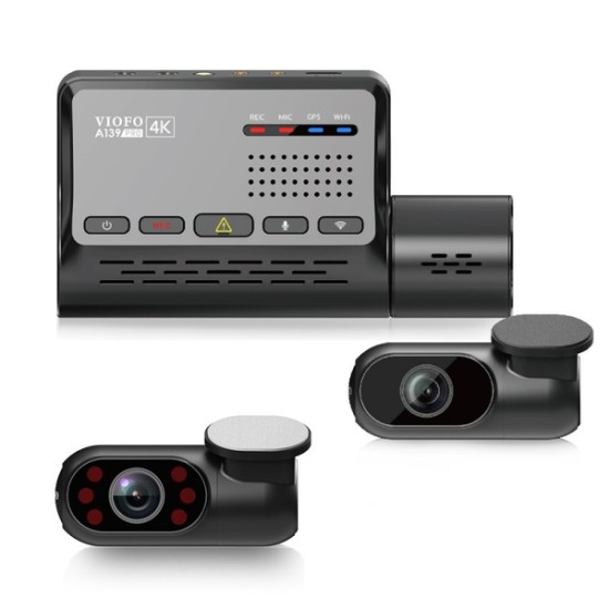 Viofo A139 PRO 3CH Τριπλή Κάμερα Αυτοκινήτου 4K HDR με GPS και 5GHZ WI-FI Viofo A139 PRO 3CH Τριπλή Κάμερα Αυτοκινήτου 4K HDR με GPS και 5GHZ WI-FI