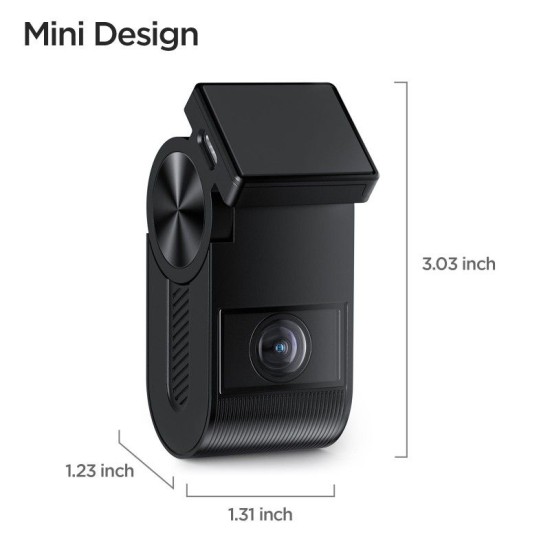 Viofo VS1 Mini Κάμερα Dash Αυτοκινήτου (2K/Sony Starvis 2/WiFi/Φωνητική Εντολή/GPS)