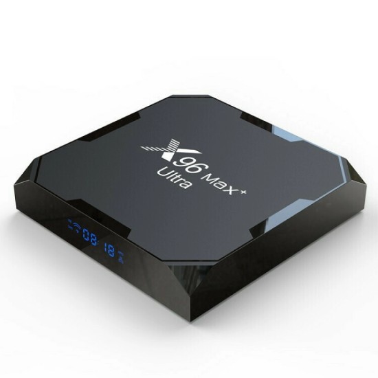 X96 Max+ Ultra TV Box (Amlogic S905X4/4GB RAM/32GB ROM/Android 11/4K/8K/WiFi/BT/USB3.0)