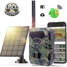 Wild Path RW28 4G Solar Κάμερα Παρακολούθησης με Live Video & Μπαταρία Λιθίου (32MP/2.7K/IP66)