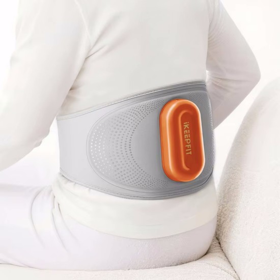 iKeepFit W17 Maxwarm 5.0 Ασύρματη Θερμαινόμενη Ζώνη Μασάζ Μέσης με Συμπίεση Αέρα & Δόνηση (5000mAh/Graphene Heat/Red Light)