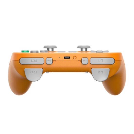 8BitDo Pro 3 Bluetooth Gamepad με Charging Dock (2.4G/BT/USB) για Switch(1&2)/Windows/Android/Apple/SteamOS – Orange