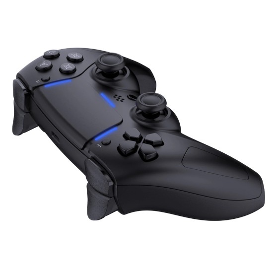 LevelUp Phantom X Ασύρματο Bluetooth Controller για PS5 / PC / Android / iOS με Hall Effect Μοχλούς, Δόνηση & LED Light Bar – Void Black