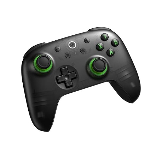 8BitDo Ultimate 2C Wireless Controller για Windows/Android (2.4Ghz/Bluetooth/Hall Effect Μοχλοί/Δόνηση Rumble) Transparent Black