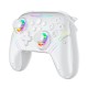 JYS NS2286 Ασύρματο Pro Controller (Bluetooth με αντάπτορα) για Switch/Switch 2/Steam/iOS/Android/PC Λευκό
