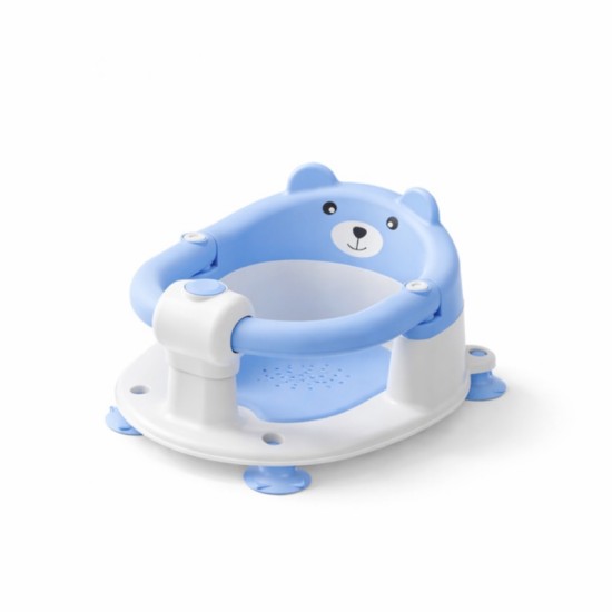 Giggles & Co. Baby Bath Seat για Νεογέννητα & Βρέφη, Αντιολισθητικό Καθισματάκι Μπάνιου (Μπλε)