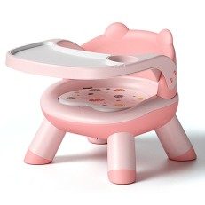 Giggles & Co. Baby Dining Chair με Αποσπώμενο Τραπεζάκι για Σίτιση & Παιχνίδι (Ροζ)