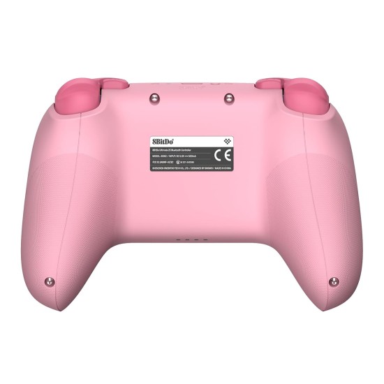 8BitDo Ultimate 2C Bluetooth Controller για Switch (Hall Effect Μοχλοί/Δόνηση Rumble/Turbo) Pink