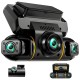 Campark 4πλή Κάμερα Αυτοκινήτου 4CH 360° Full HD με Νυχτερινή Όραση, G-Sensor, WiFi & 24ωρη Καταγραφή Parking