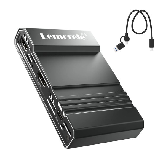 Lemorele AC09 Capture Card HDMI σε USB 3.0 με 4K Passthrough για OBS
