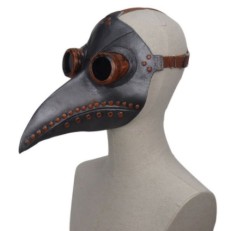 Μάσκα Μαύρου Θανάτου Γιατρού Πανούκλας Μαύρο/Καφέ OEM-061021 Μάσκα Μαύρου Θανάτου Γιατρού Πανούκλας Μαύρο/Καφέ OEM-061021