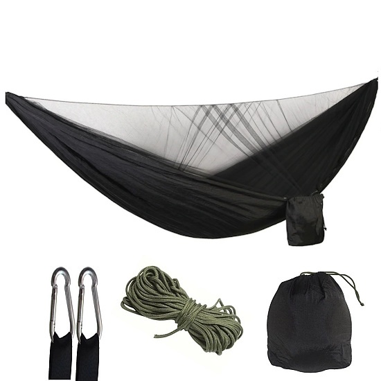 Kepeak Αιώρα Διπλή με Κουνουπιέρα Αυτόματη 260x140cm - Μαύρη BL007MSQAU Kepeak Αιώρα Διπλή με Κουνουπιέρα Αυτόματη 260x140cm - Μαύρη BL007MSQAU
