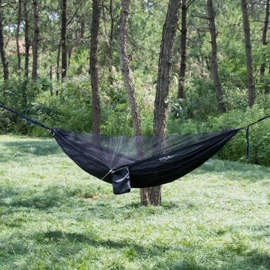 Kepeak Αιώρα Διπλή με Κουνουπιέρα 260x140cm - Μαύρη BL007MSQAU Kepeak Αιώρα Διπλή με Κουνουπιέρα 260x140cm - Μαύρη BL007MSQAU