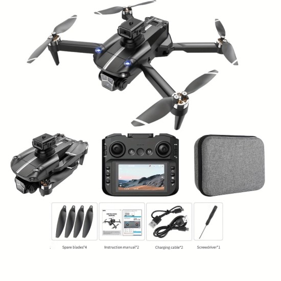 Toysky S182GPS Drone 4K Κάμερα με χειριστήριο με Οθόνη 4,5" (5G WiFi/Αποφυγή Εμποδίων)