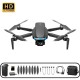 Drayven S-X1 – GPS 4K Drone με 3-Axis Gimbal, 5G Transmission & Follow Mode (Οθόνη 5.6″/Αυτόματη Επιστροφή/EIS) Μαύρο  