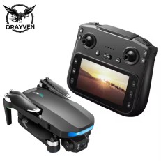 Drayven S-X1 – GPS 4K Drone με 3-Axis Gimbal, 5G Transmission & Follow Mode (Οθόνη 5.6″/Αυτόματη Επιστροφή/EIS) Μαύρο